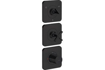 Термостат Axor Citterio E 380/120 для 3-х споживачів Matt Black 36704670 36704670 фото
