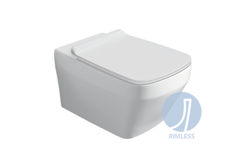 Унітаз підвісний Baden Baden BB 18 з кришкою soft-close BB18-F87(85)-BB004 SIMAS BB18/F87(85)/BB004 фото