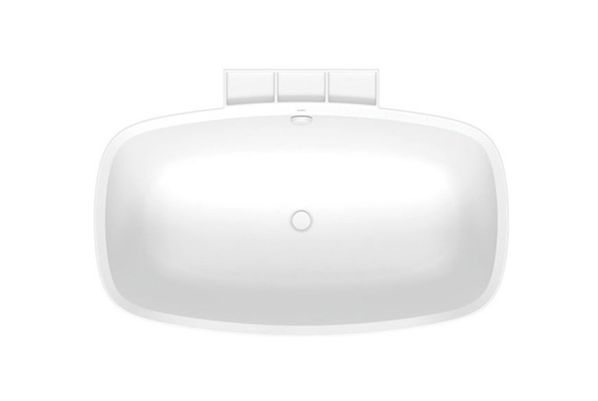 AURENA Ванна пристінна двостороння White Matt 160x103,5 см на рамі з панеллю (700551000000000) 7.00551E+14 фото
