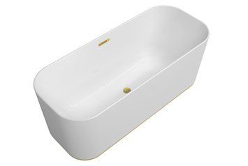 Ванна FINION Duo Freestanding 1700x700 DesignRing Quaryl, Gold (UBQ177FIN7A300V201) UBQ177FIN7A300V201 фото