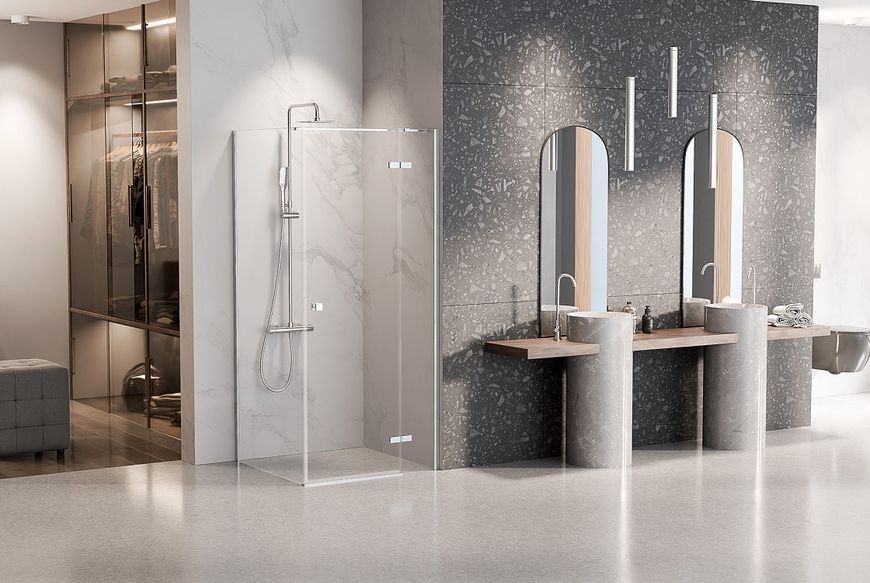 Фурнітура до кабіни KALIBRA 1D 80-120 CHROME KAL-Z0001U-0 фото