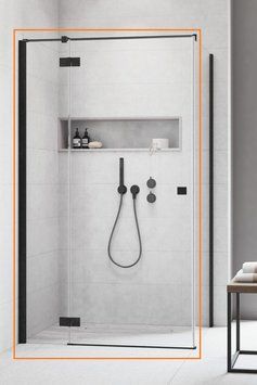 Душові двері Essenza New Black KDJ 80 ліві, RADAWAY 1385043-54-01L фото