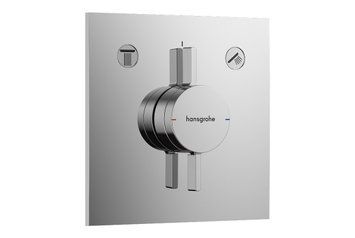 75417000 HG DuoTurn E Зовнішня частина змішувача для душу на 2 споживачі, хром 75417000 фото