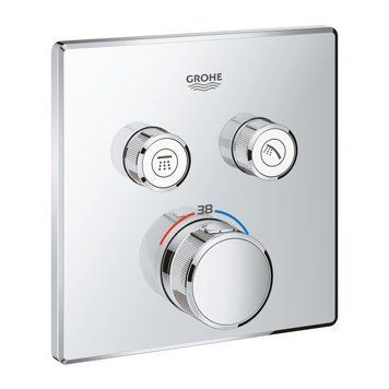 Верхня частина термостату GROHTHERM SMARTCONTROL душ, д/35600, 2 виходи, хром 29124000 фото
