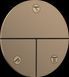 SHOWER SELECT COMFORT S перемикач для 3х споживачів, ПМ, колір шліфованна бронза 15558140 &ndash; фото 3