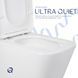 Унітаз підлоговий Qtap Tern Ultra Quiet безобідковий з сидінням Soft-Close QT17226003AW White SD00051948 &ndash; фото 4