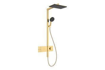 Душова система Raindance Alive Q 340/210 1jet EcoSmart ShowerSelect Comfort, Polished Gold Optic (24581990) 24581990 фото