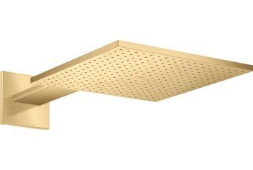 Верхній душ Axor 300х300 1jet P з тримачем Brushed Gold Optic (35314250) 35314250 фото