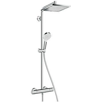 Душова система Crometta E Showerpipe 240 1jet з термостатом (27271000) 27271000 фото