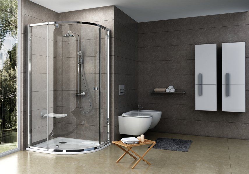Душова кабіна напівкругла PIVOT PSKK3-80 Transparent, (37644U00Z1) RAVAK 37644U00Z1 фото