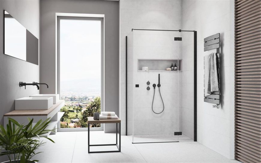 Душові двері Essenza New Black KDJ 100 ліві, RADAWAY 1385040-54-01L фото