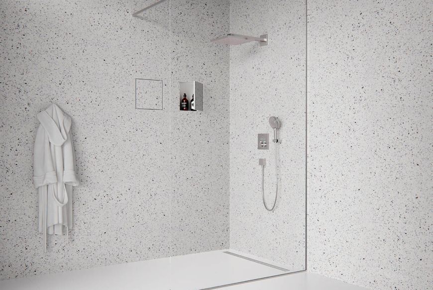 Верхня частина "RainDrain Original" для душового трапу 1200 мм Brushed Stainless Steel (56201800) 56201800 фото