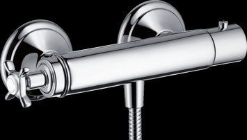 Змішувач Axor Montreux для душу термостатичний Cross, Chrome 16261000 16261000 фото