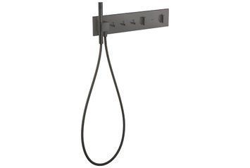 Tермостатичний модуль AXOR ShowerComposition на 3 функції 540/110, Brushed Black Chrome 12572340 12572340 фото