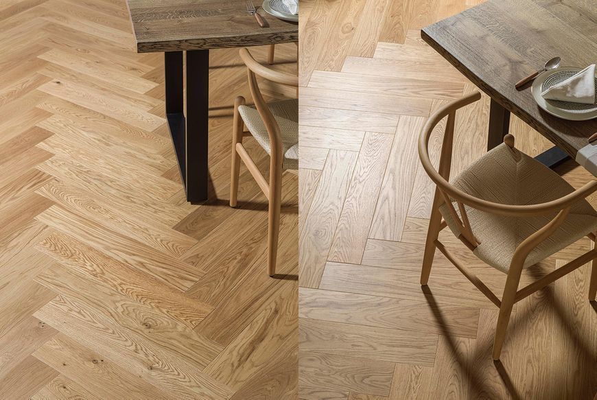 G244 CLASSIC 1L HERRINGBONE NATURAL 13x72,5x1,4 (паркетна дошка) 100286499 фото