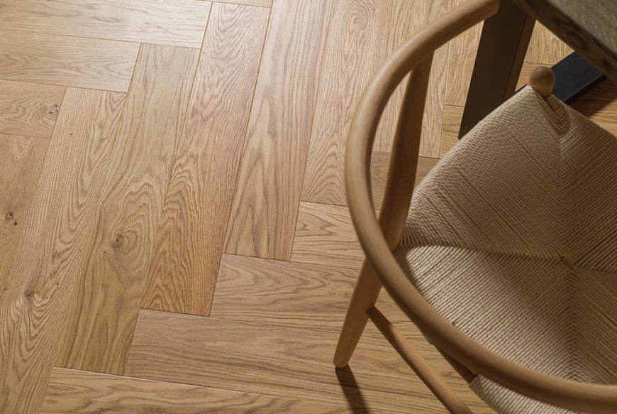 G244 CLASSIC 1L HERRINGBONE NATURAL 13x72,5x1,4 (паркетна дошка) 100286499 фото