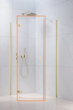 Душові двері Essenza Brushed Light Gold PTJ 900L RADAWAY 1385010-98-01L фото