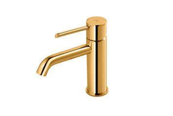ROUND, Змішувач для умивальника h160 мм, gold (100369612) 100369612 фото