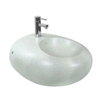 PURE STONE біде підвісне на 1 відв без переливу, 525 * 590мм, колір-grey stone C + 547001U9 фото