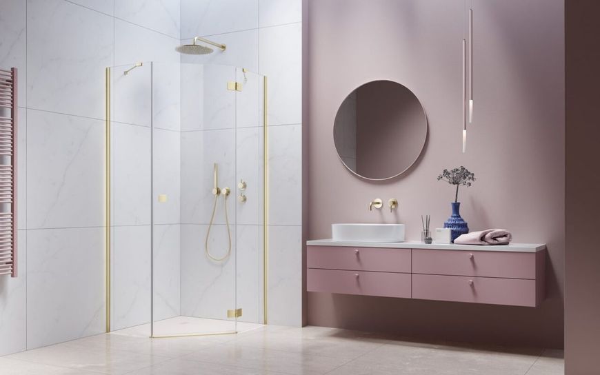Душові двері Essenza Brushed Light Gold PTJ 900L RADAWAY 1385010-98-01L фото