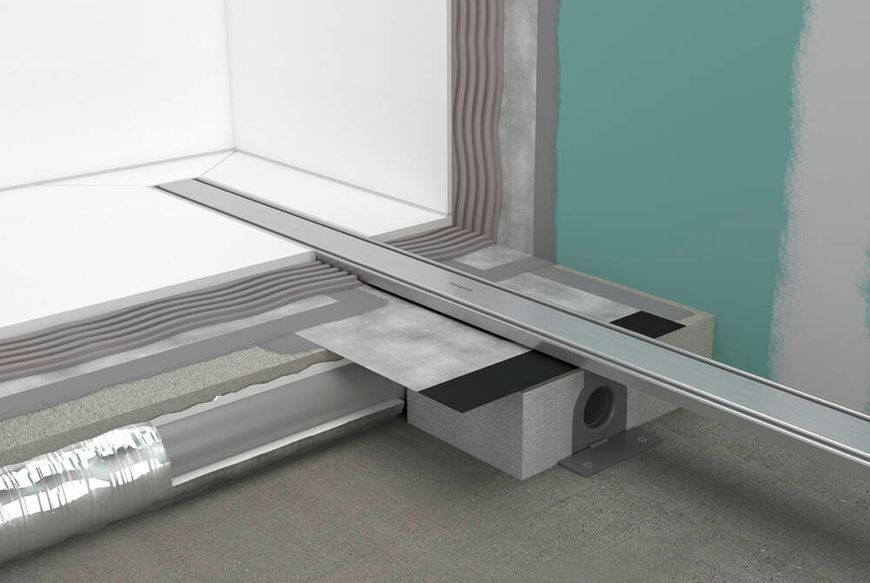 Верхня частина "RainDrain Original" для душового трапу 700 мм Brushed Stainless Steel (56197800) 56197800 фото
