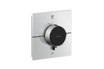 Термостат прихованого монтажу AXOR ShowerSelect ID Square на 2 функції, Chrome (36752000) 36752000 фото
