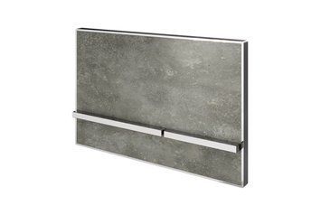 Smart-line, Кнопка змиву подвійна, з керамічною вставкою, chrome_acero concrete (100360469) 100360469 фото