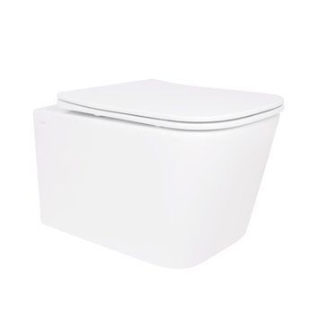 Унітаз підвісний Qtap Crow Ultra Quiet безобідковий з сідінням Soft-close QT05335170W SD00053468 фото