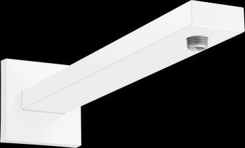 Кронштейн для верхнього душу E 389 мм Matt White (27694700) 27694700 фото