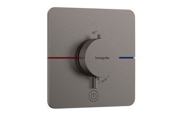 Термостат прихованого монтажу ShowerSelect Comfort Q HighFlow на 1 функцію, Brushed Black Chrome (15589340) 15589340 фото