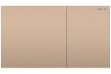 Кнопка змиву SIGMA 70 square, подвійний змив, легкоочисна поверхня, матова , червоне золото 115.622.QB.1 фото