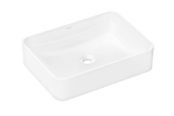 Умивальник Xuniva Q SmartClean накладний без переливу 550х400 мм, White (61075450) 61075450 фото