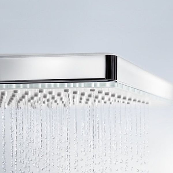 Верхній душ Rainmaker Select 460 1jet з тримачем до стіни, White/Chrome (24003400) 24003400 фото