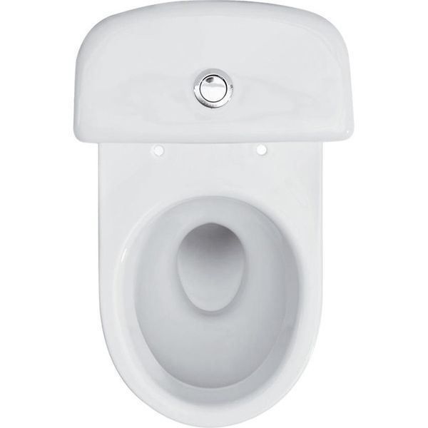 K03-076 Компакт COMPACT 918 MERIDA M010 3/6 TOILET SEAT PP SC UA з поліпропіленовим сидінням з плавним закриванням, горизонтальний випуск, боковий підвід води CCKZ1016770001 фото