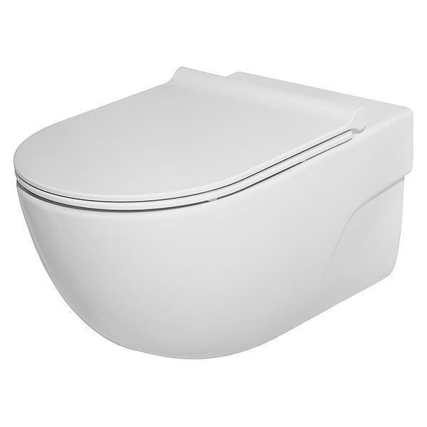 Унітаз підвісний Meridian Rimless з кришкою Slim soft-close (A34H240000), Roca A34H240000 фото