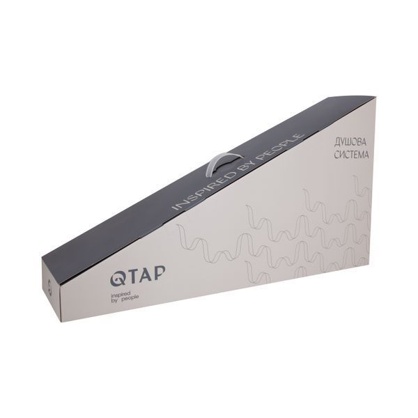 Душова система універсальна Qtap Plava на три споживачі (з виливом) QT1004CRM Chrome SD00023728 фото