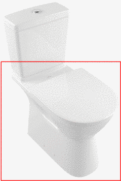 ViCare (O.novo Vita) Чаша підлогового унітазу 36x68 см, White Alpin (4620R001) 4620R001 фото