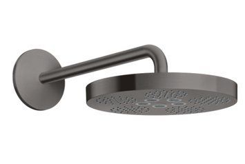 Верхній душ Axor One 280 1jet зі стіновим кронштейном, Brushed Black Chrome (48491340) 48491340 фото