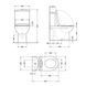 Унітаз підлоговий Qtap Scorpio Ultra Quiet безобідковий з сидінням Soft-close MATT BLACK QT14226088AMB SD00052562 &ndash; фото 10