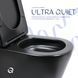 Унітаз підлоговий Qtap Scorpio Ultra Quiet безобідковий з сидінням Soft-close MATT BLACK QT14226088AMB SD00052562 &ndash; фото 7