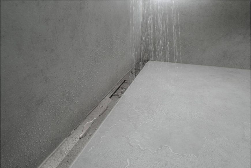 Верхня частина "RainDrain Flex" для душ.трапу (пристінна) 1600мм Brushed Stainless Steel (56262800) 56262800 фото