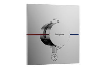 Термостат прихованого монтажу ShowerSelect Comfort E HighFlow на 1 функцію, Chrome (15575000) 15575000 фото