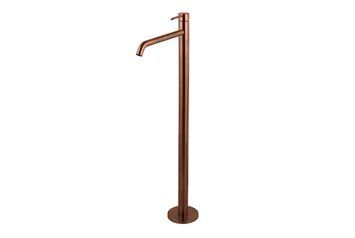 ROUND, Змішувач підлоговий для умивальника, brushed copper (100355363) 100355363 фото
