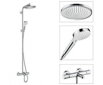 Душова система Crometta S Showerpipe 240 1jet для ванни з термостатом (27320000) 27320000 фото