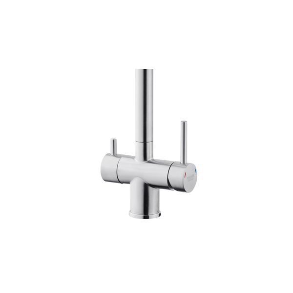 Комплект кухонна мийка Kroner Geb&uuml;rstet-7843ZHM + змішувач Edelstahl Klassisch-ESG03815BLK + дозатор Spender-016 CVS30108 фото