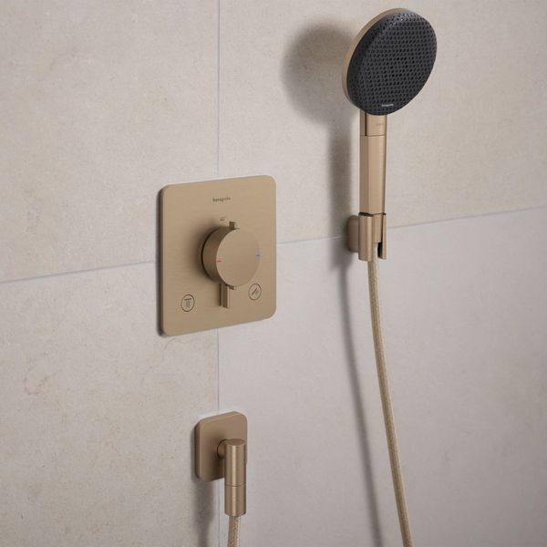 28885140 HG Porter Fine Тримач для ручного душу, brushed bronze 28885140 фото