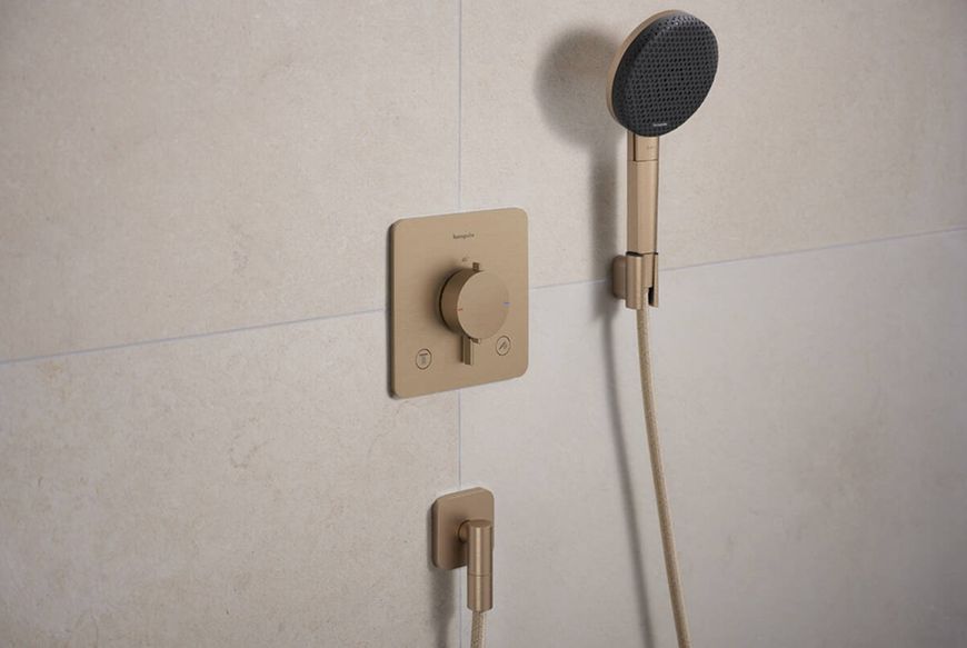 28885140 HG Porter Fine Тримач для ручного душу, brushed bronze 28885140 фото