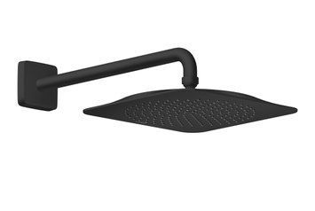 Верхній душ Axor Citterio C 270х270 1jet EcoSmart+ P зі стіновим кронштейном, Matt Black (28791670) 28791670 фото