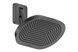 Верхній душ Axor ShowerSphere 370х220 2jet EcoSmart з регульованим кронштейном, Brushed Black Chrome (39746340) 39746340 &ndash; фото 1