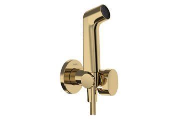 Комплект гігієнічного душу S EcoSmart+ на змішану воду, Polished Gold Optic (29232990) 29232990 фото